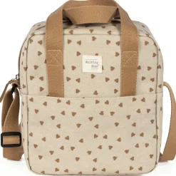 Sac isotherme biberons coeurs Poppy Cannelle