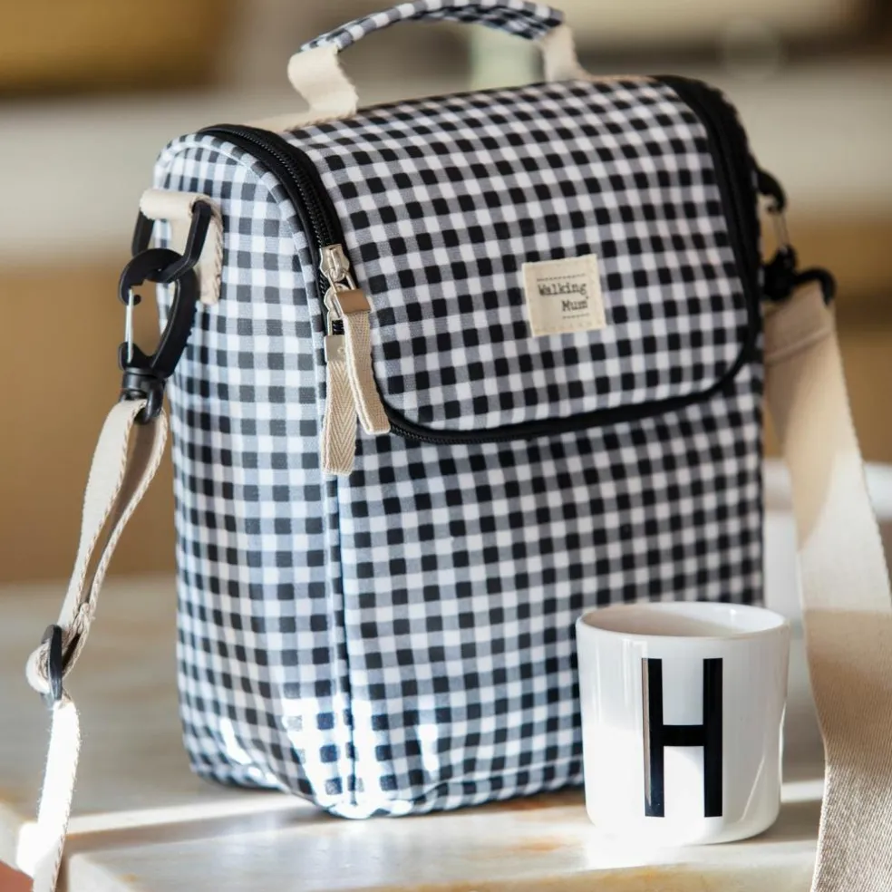 Sac isotherme Biberons I Love Vichy Noir