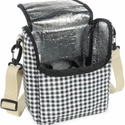 Sac isotherme Biberons I Love Vichy Noir