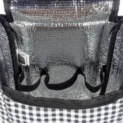 Sac isotherme Biberons I Love Vichy Noir