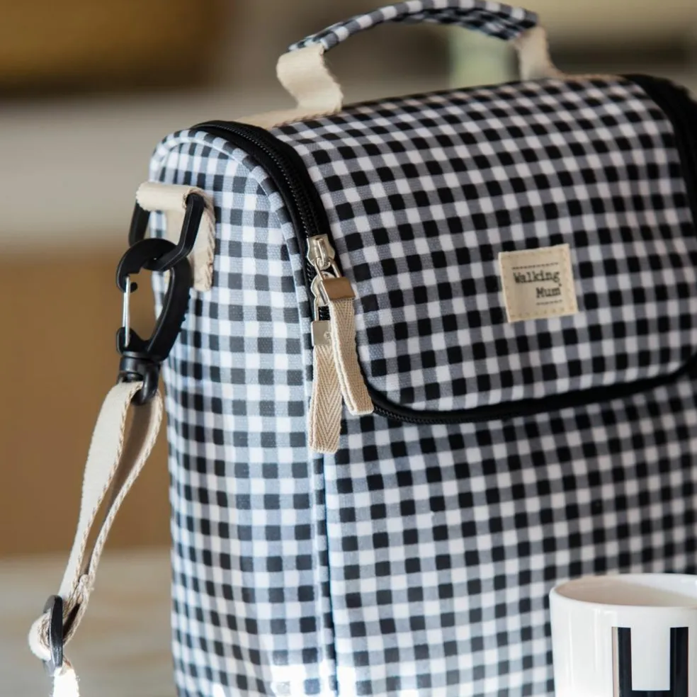 Sac isotherme Biberons I Love Vichy Noir