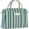 Sac pour poussette Stories Édition limitée Green blue stripes