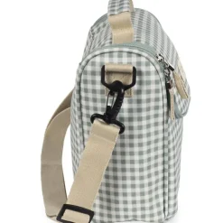 Sac repas isotherme I Love Vichy vert