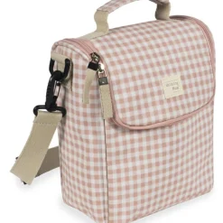Sac repas isotherme I Love Vichy rose
