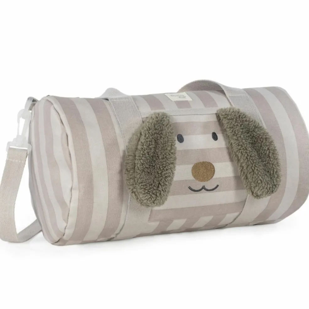 Sac week-end Chien Sintra Beige