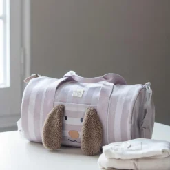 Sac week-end Chien Sintra Beige