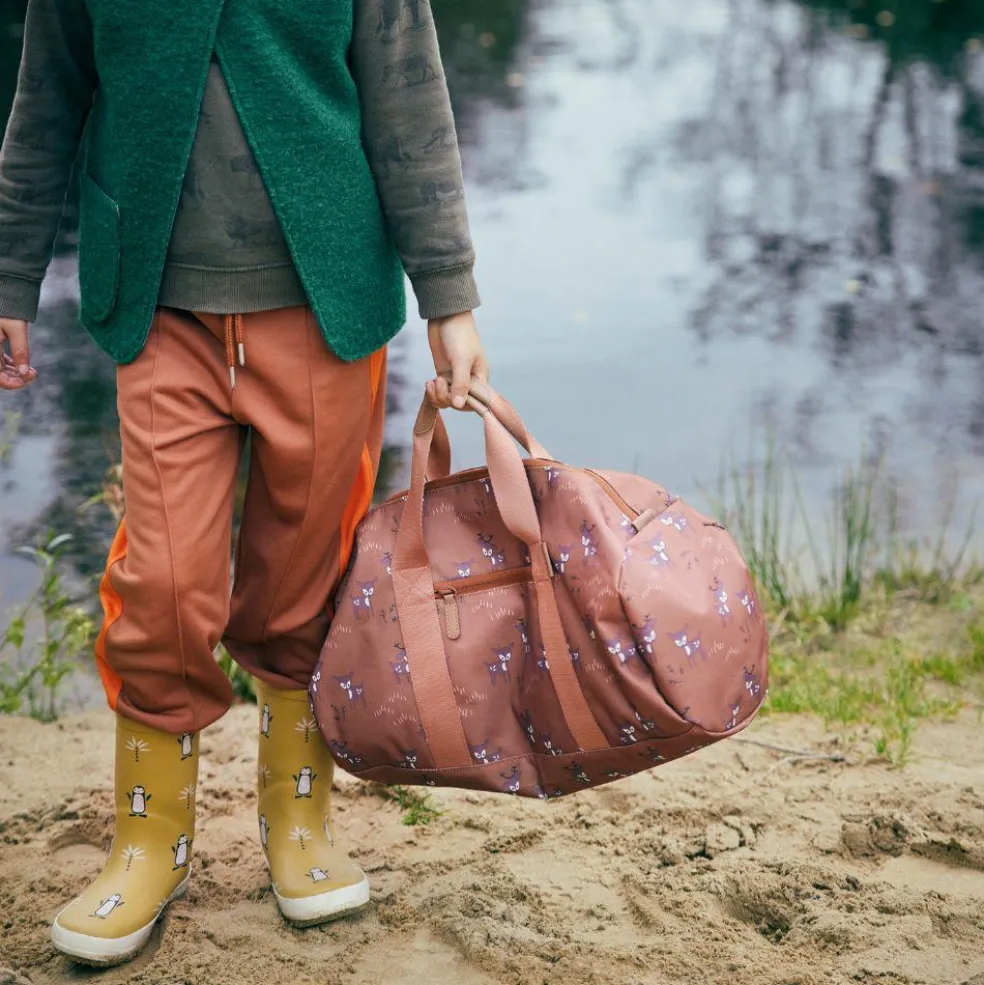 Sac week-end Faon marron (46 x 21 cm)