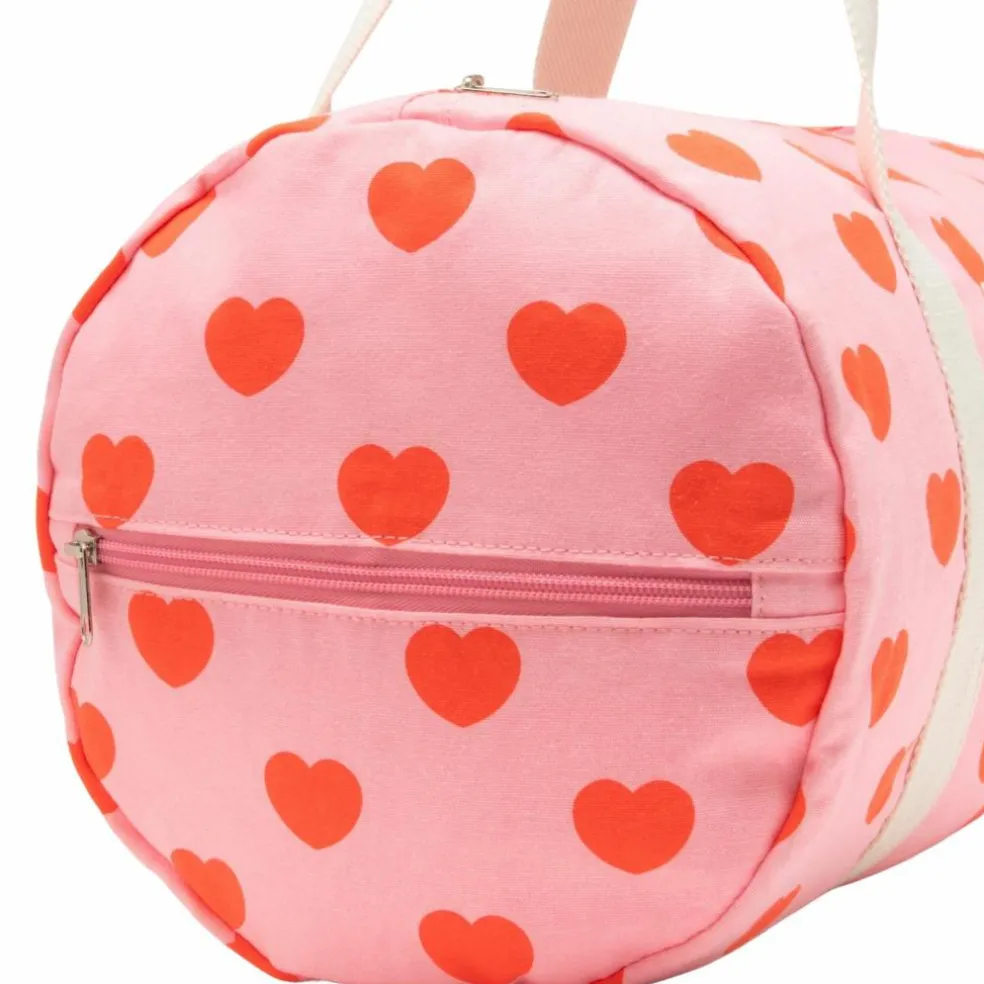 Sac week-end Rouge et Cœurs