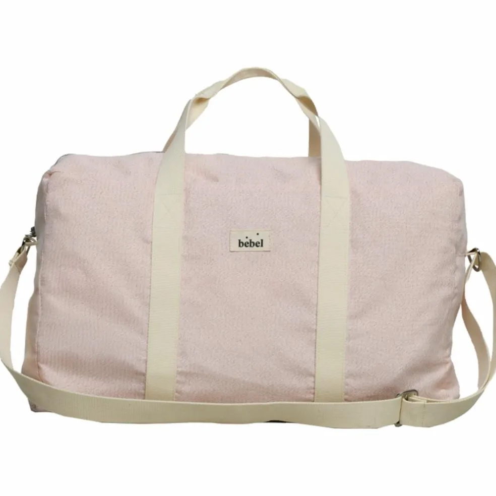 Sac week-end Sorbet fraise en coton irisé