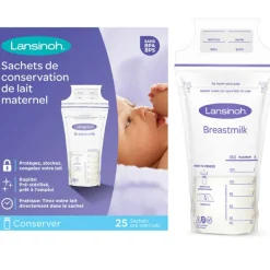 Sachets de conservation du lait maternel (25 sachets)