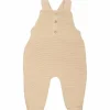 Salopette en maille Sable (1-3 mois)