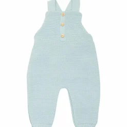 Salopette en maille Sauge (1-3 mois)