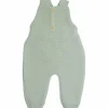 Salopette en maille Vert Olive (1-3 mois)