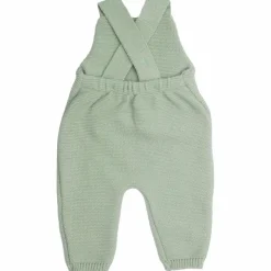 Salopette en maille Vert Olive (1-3 mois)
