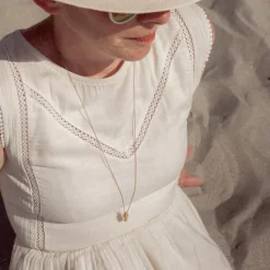 Sautoir personnalisable plaqué or jaune