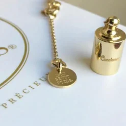 Sautoir personnalisable plaqué or jaune