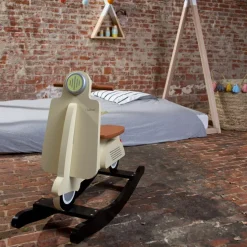 Scooter à bascule crème