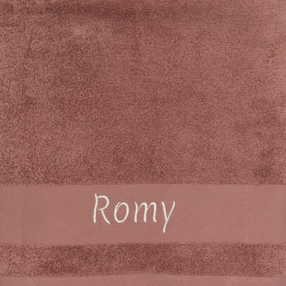 Serviette de bain brique écureuil personnalisable (70 x 140 cm)