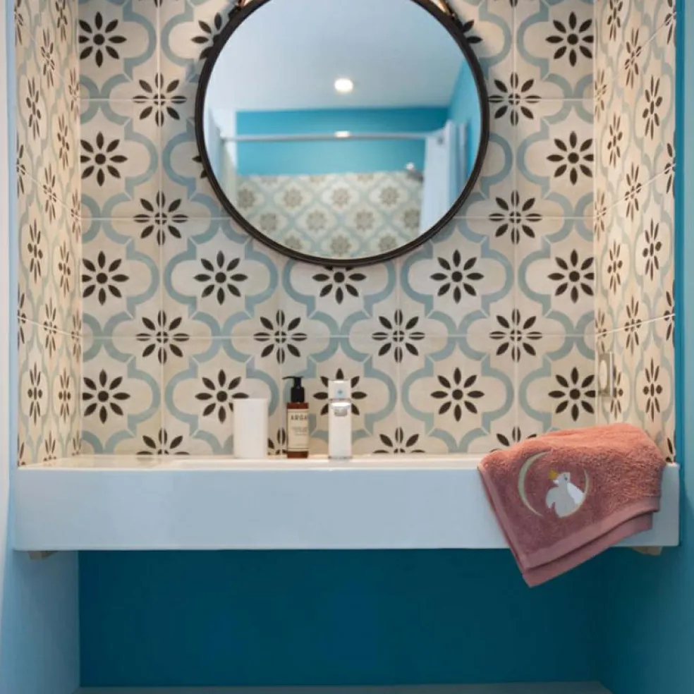 Serviette de bain brique écureuil personnalisable (70 x 140 cm)