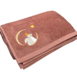 Serviette de bain brique écureuil (70 x 140 cm)