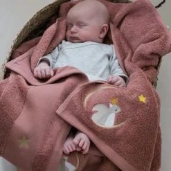 Serviette de bain brique écureuil (70 x 140 cm)