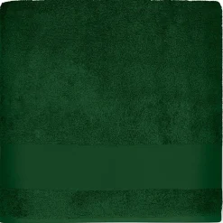 Serviette de bain dino vert forêt personnalisable (70 x 140 cm)