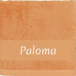 Serviette de bain oie sauvage pêche personnalisable (70 x 140 cm)