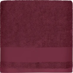 Serviette de bain souris framboise (70 x 140 cm)