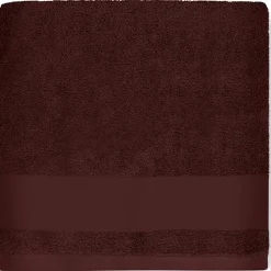 Serviette de bain tigre chocolat (70 x 140 cm)