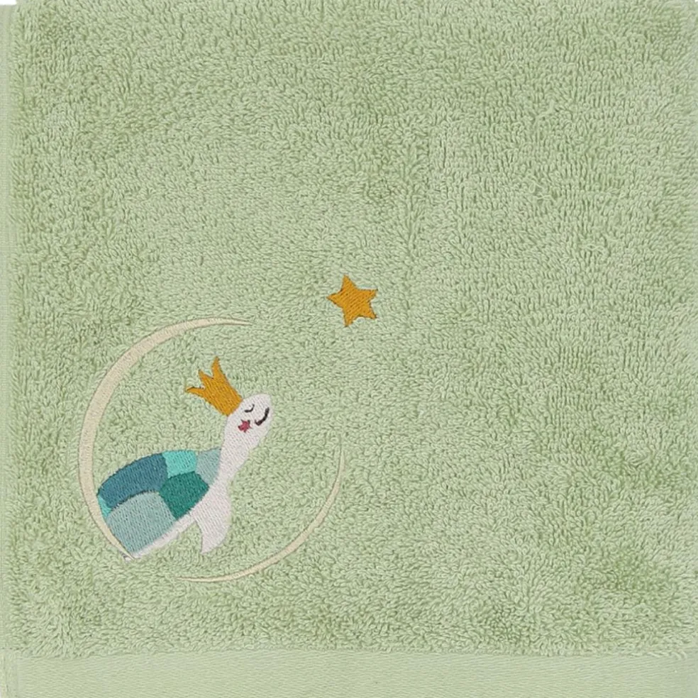 Serviette de bain tortue menthalo personnalisable (70 x 140 cm)