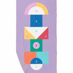 Serviette de plage 2 en 1 Marelle (180 x 100 cm)