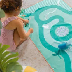 Serviette de plage 2 en 1 Safari (140 x 70 cm)