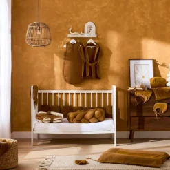 Serviette élastique chez mamie en gaze de coton havane