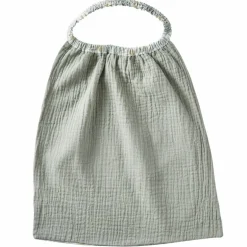 Serviette élastique vert de gris