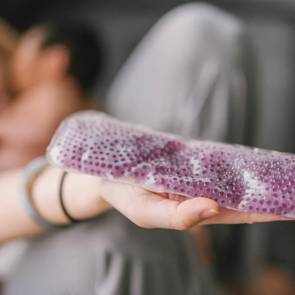 Serviette post-accouchement apaisante froid-chaud