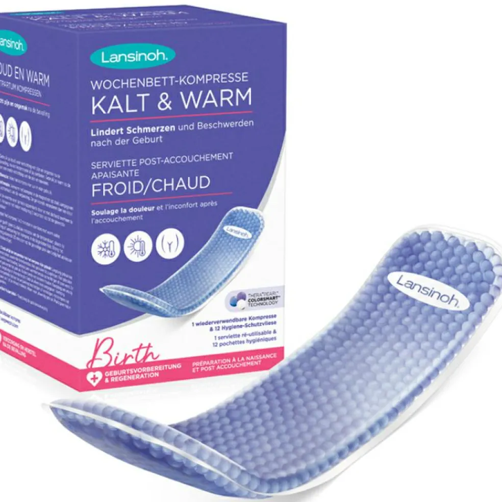 Serviette post-accouchement apaisante froid-chaud