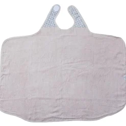 Serviette tablier de bain papillon grise Etoile (108 x 107 cm)