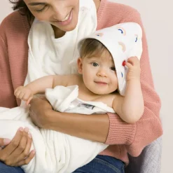 Serviette tablier de bain papillon Arc-en-ciel (108 x 107 cm)