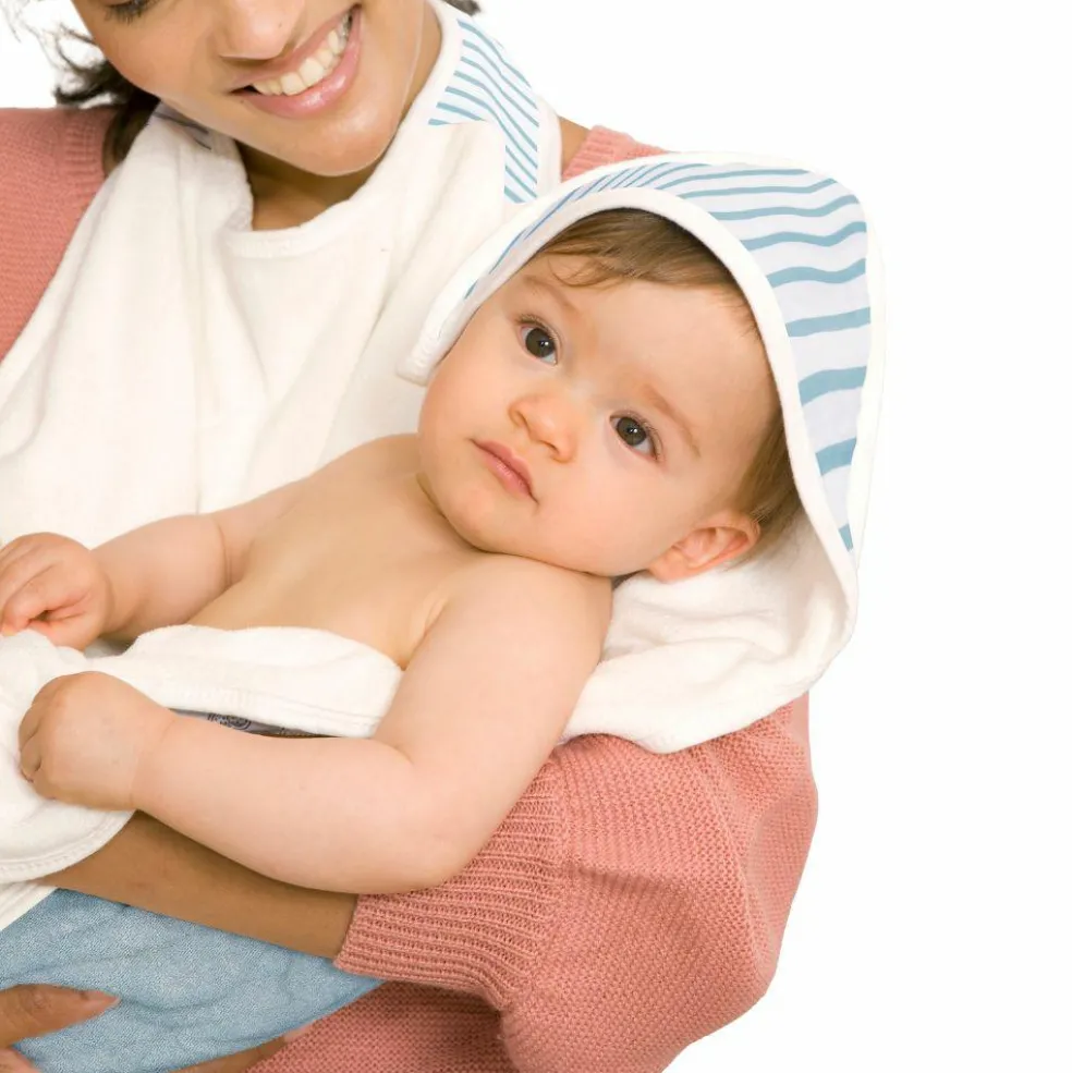 Serviette tablier de bain papillon Marinière