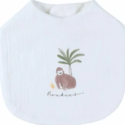 Set 3 bavoirs mousseline Cute gorilla