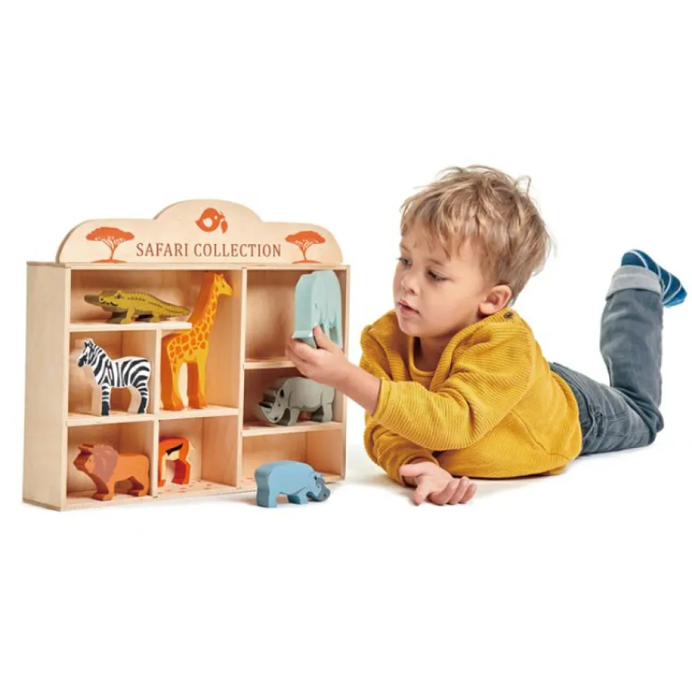 Set animaux en bois Safari