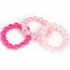 Set bracelets perles Rose