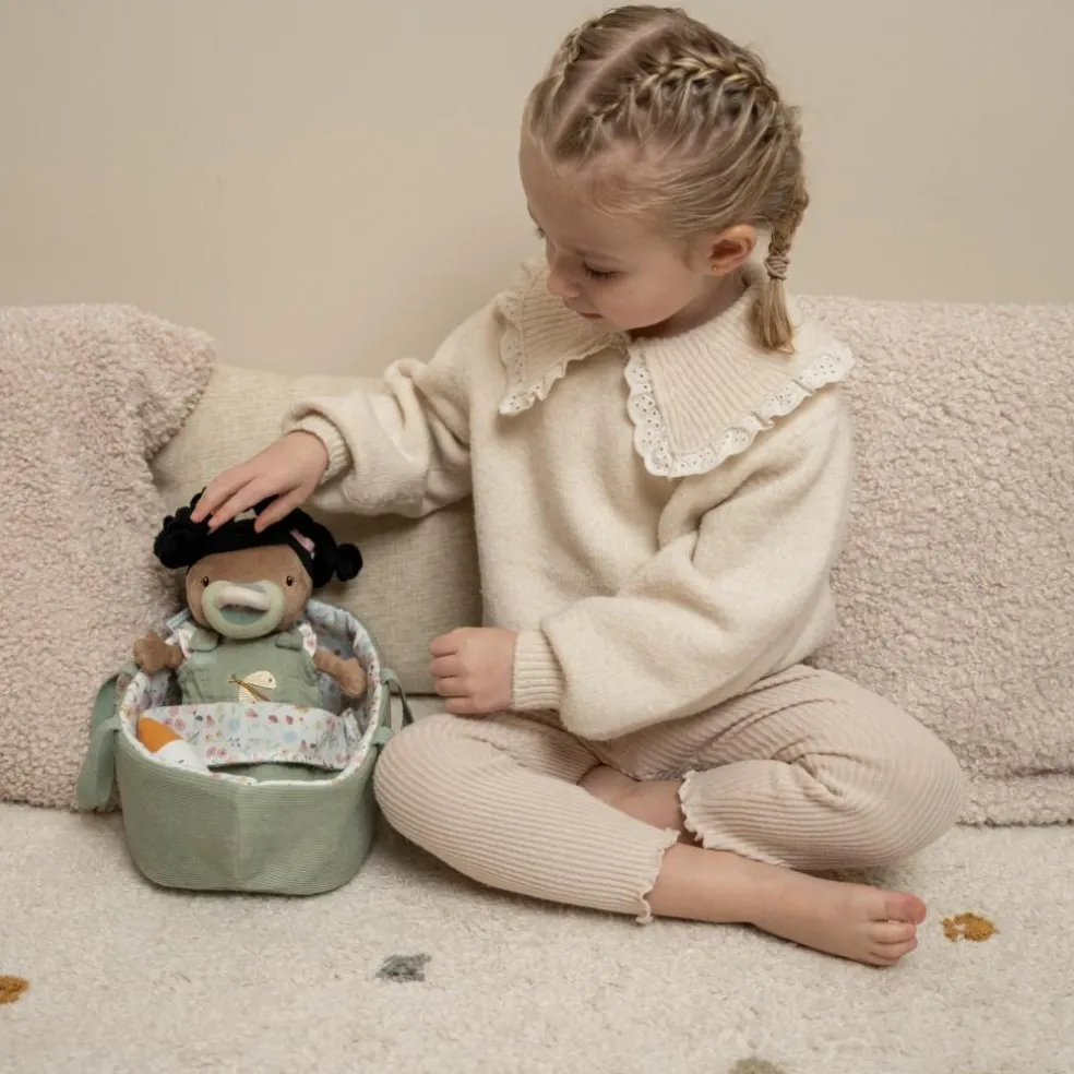 Set couffin et poupon bébé Evi