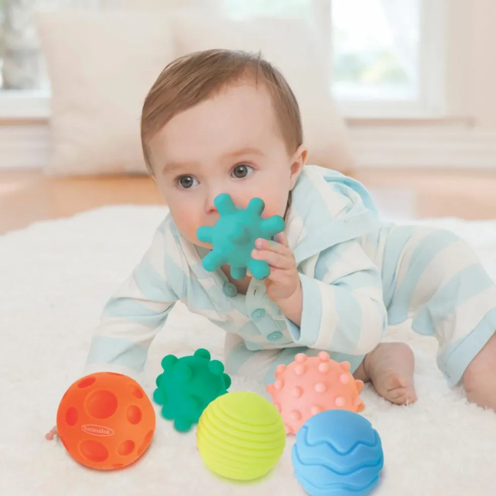 Set de 6 balles sensorielles