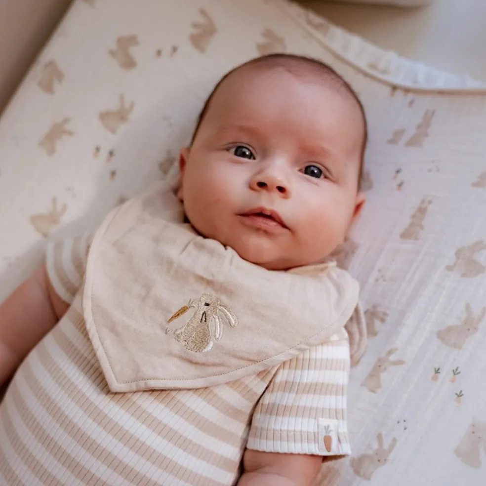 Set de 2 bavoirs bandana Baby Bunny