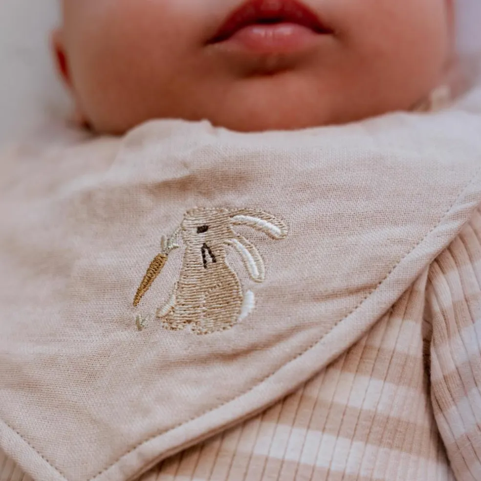 Set de 2 bavoirs bandana Baby Bunny