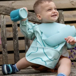 Set de 2 bavoirs Bleu