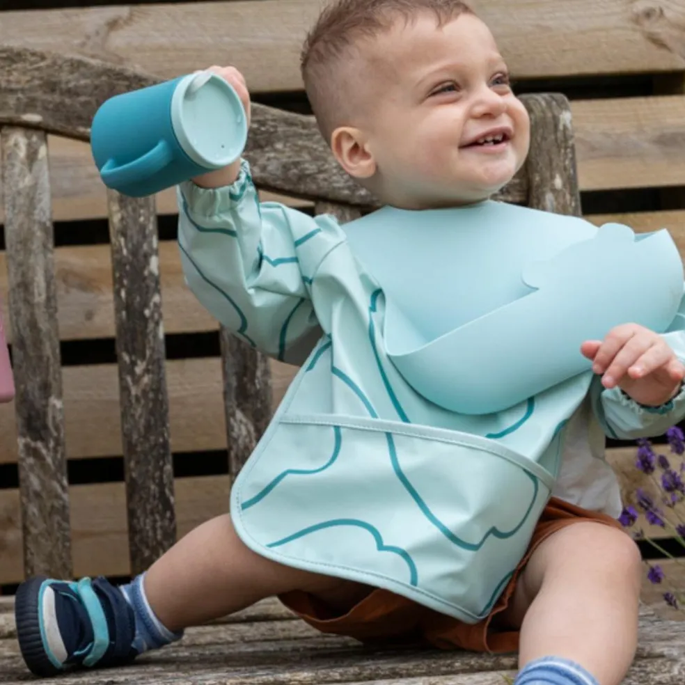 Set de 2 bavoirs Bleu