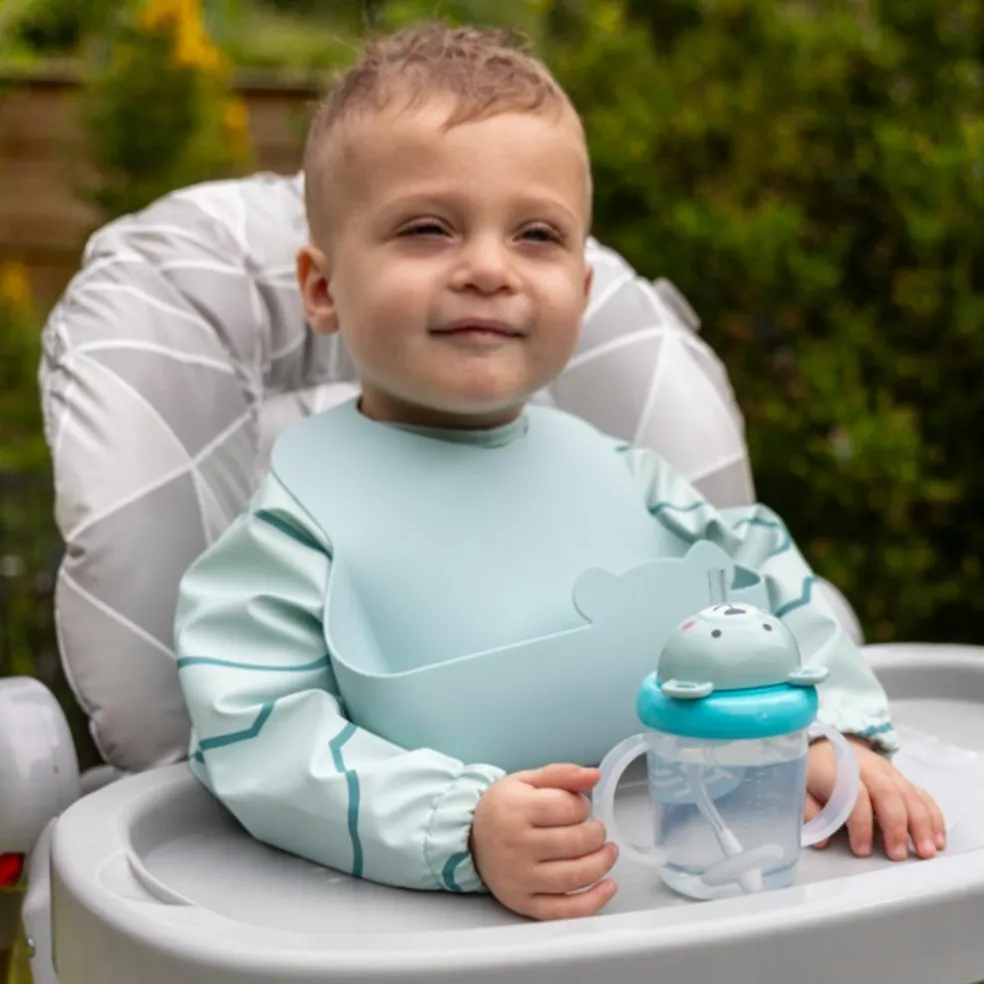 Set de 2 bavoirs Bleu