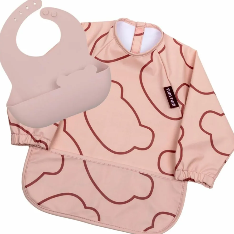 Set de 2 bavoirs Rose